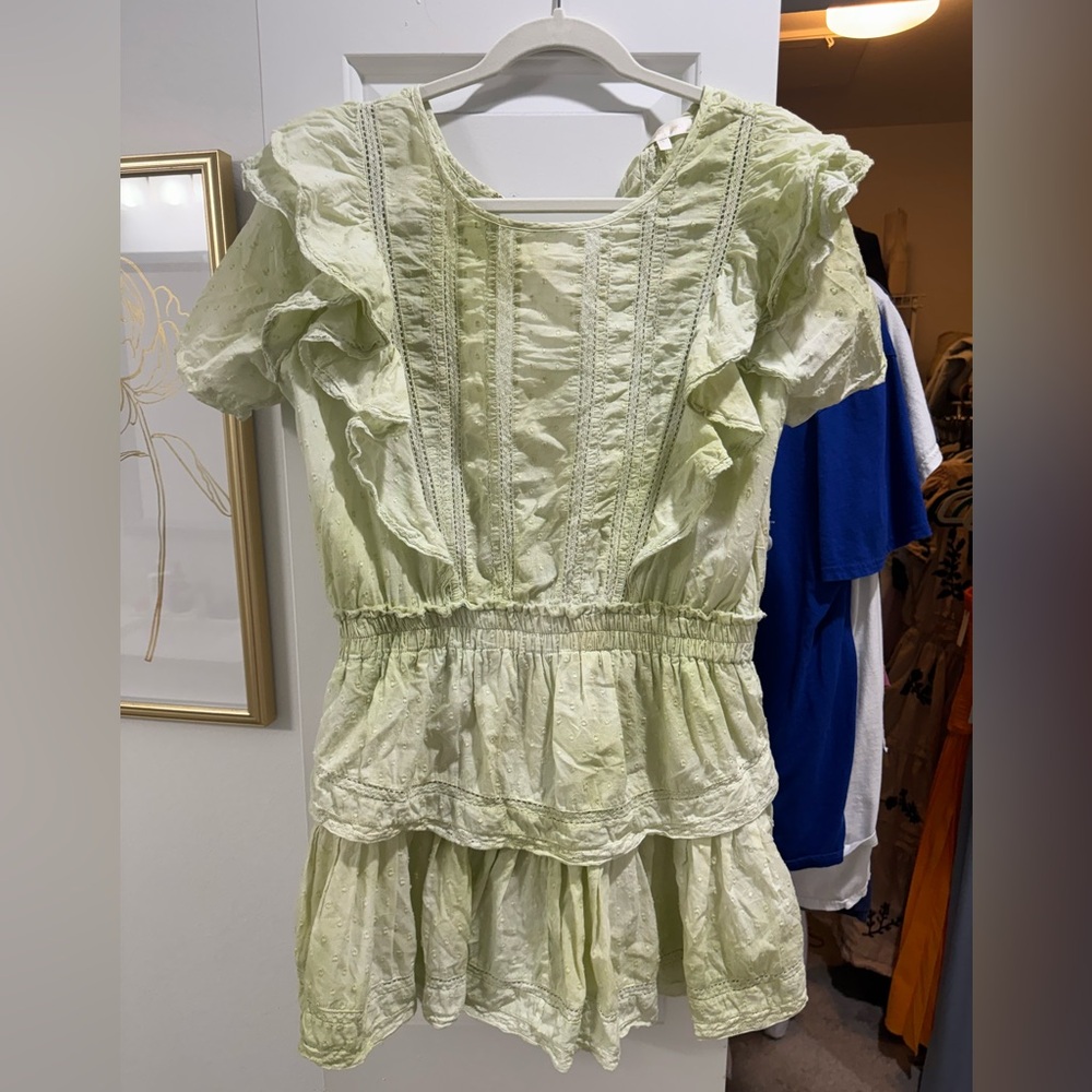 LoveShackFancy Natasha Heritage Mini Dress